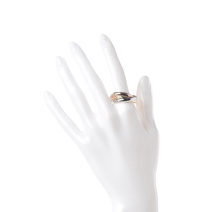 Cartier 18K Pink Yellow White Gold Classic Trinity Ring 60 9 2 of 4