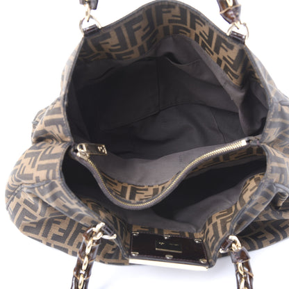 Fendi Zucca Mia Tote Tobacco 4 of 10