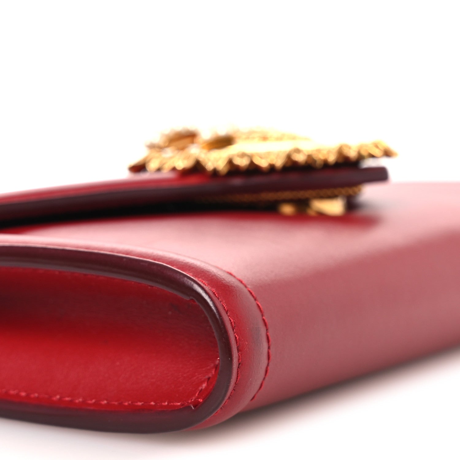 Dolce & Gabbana Smooth Calfskin Mini Devotion Crossbody Bag Poppy Red 8 of 13