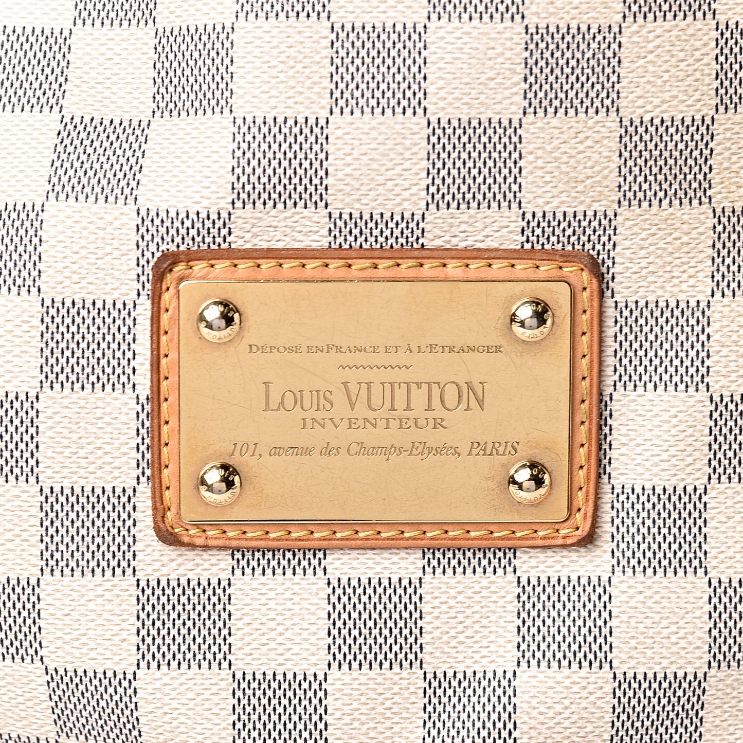 Damier Azur Galliera GM