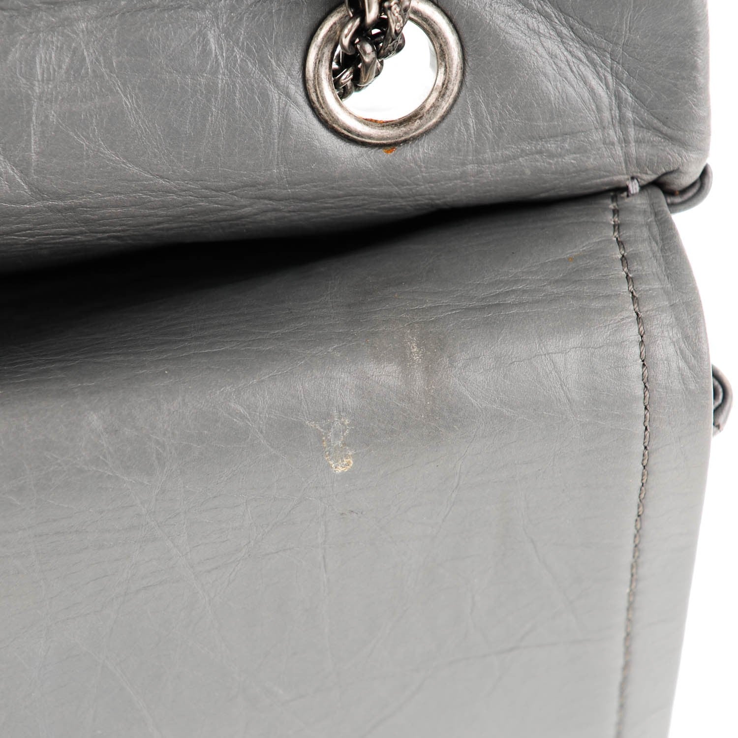 Chanel Aged Calfskin Quilted 2.55 Reissue 227 Flap Grey 8 of 8
