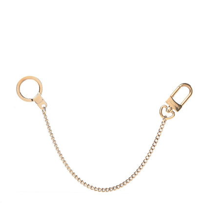 Louis Vuitton Metal Pochette Extender Key Ring Chain Gold 1 of 2