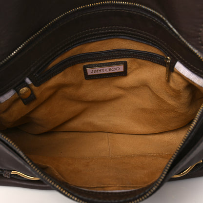 Jimmy Choo Calfskin Tulita Brown 5 of 11