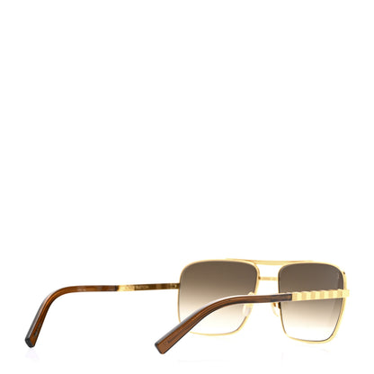 Louis Vuitton Metal Attitude Sunglasses Z0259U Gold 3 of 7