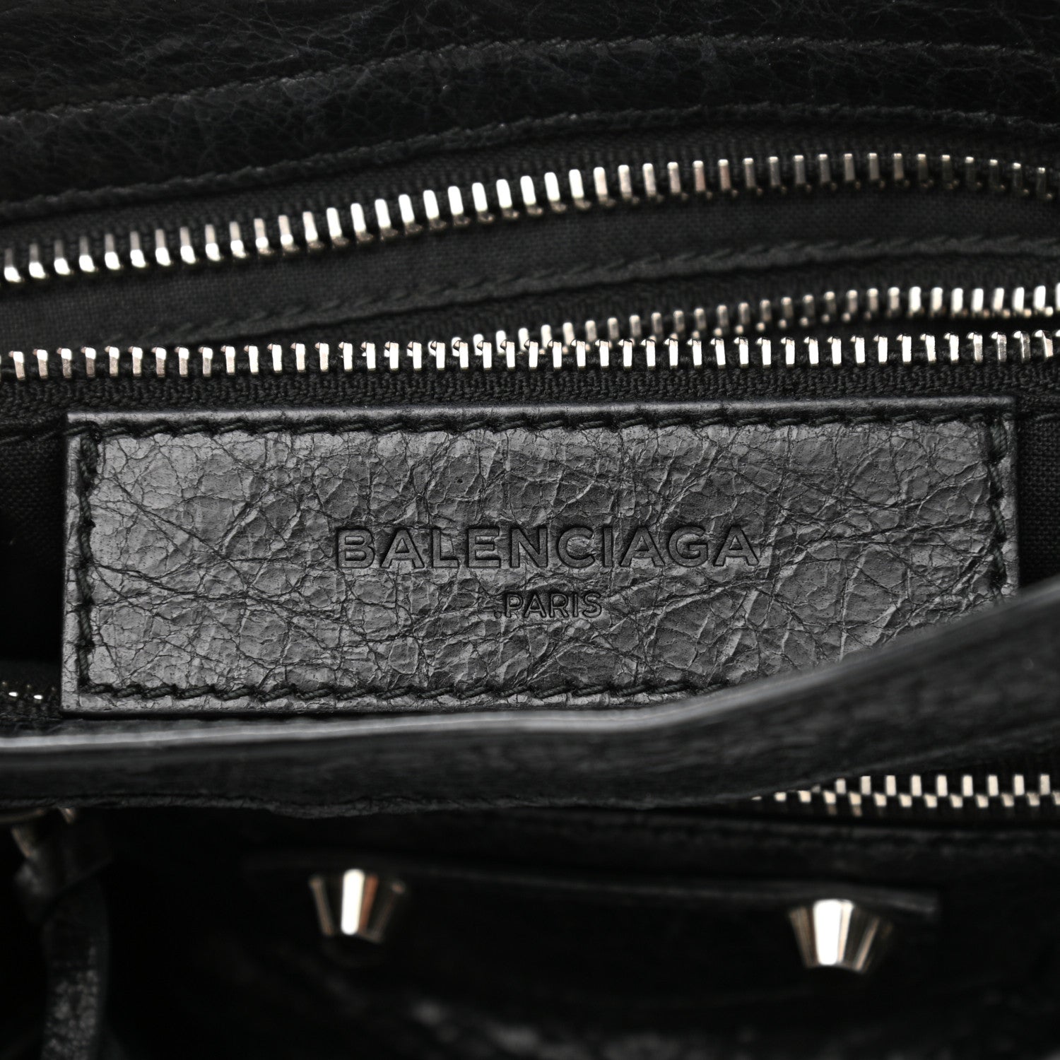 Balenciaga Agneau Classic Silver Hardware Mini City Black 6 of 10