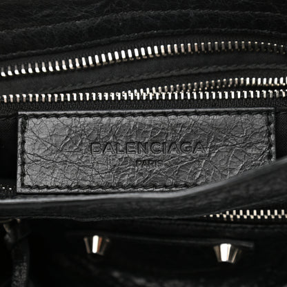 Balenciaga Agneau Classic Silver Hardware Mini City Black 6 of 10