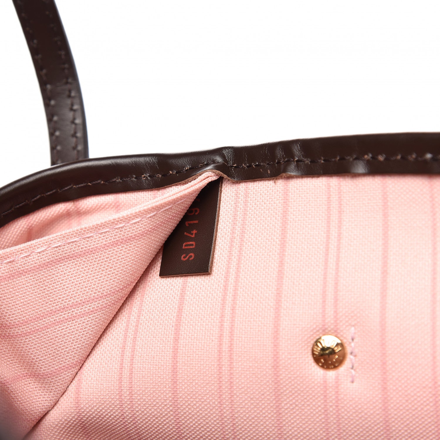 Louis Vuitton Damier Ebene Neo Neverfull MM Rose Ballerine 10 of 10
