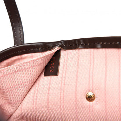 Louis Vuitton Damier Ebene Neo Neverfull MM Rose Ballerine 10 of 10