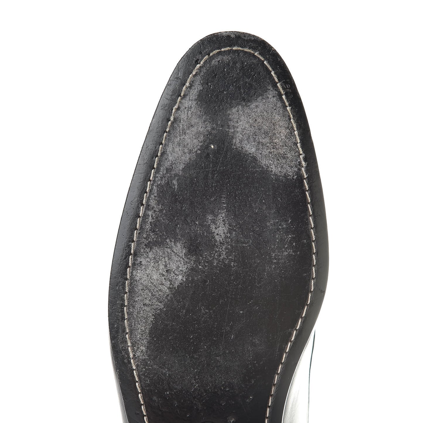 Calfskin Pearl CC Mocassin Loafers 40.5 Black