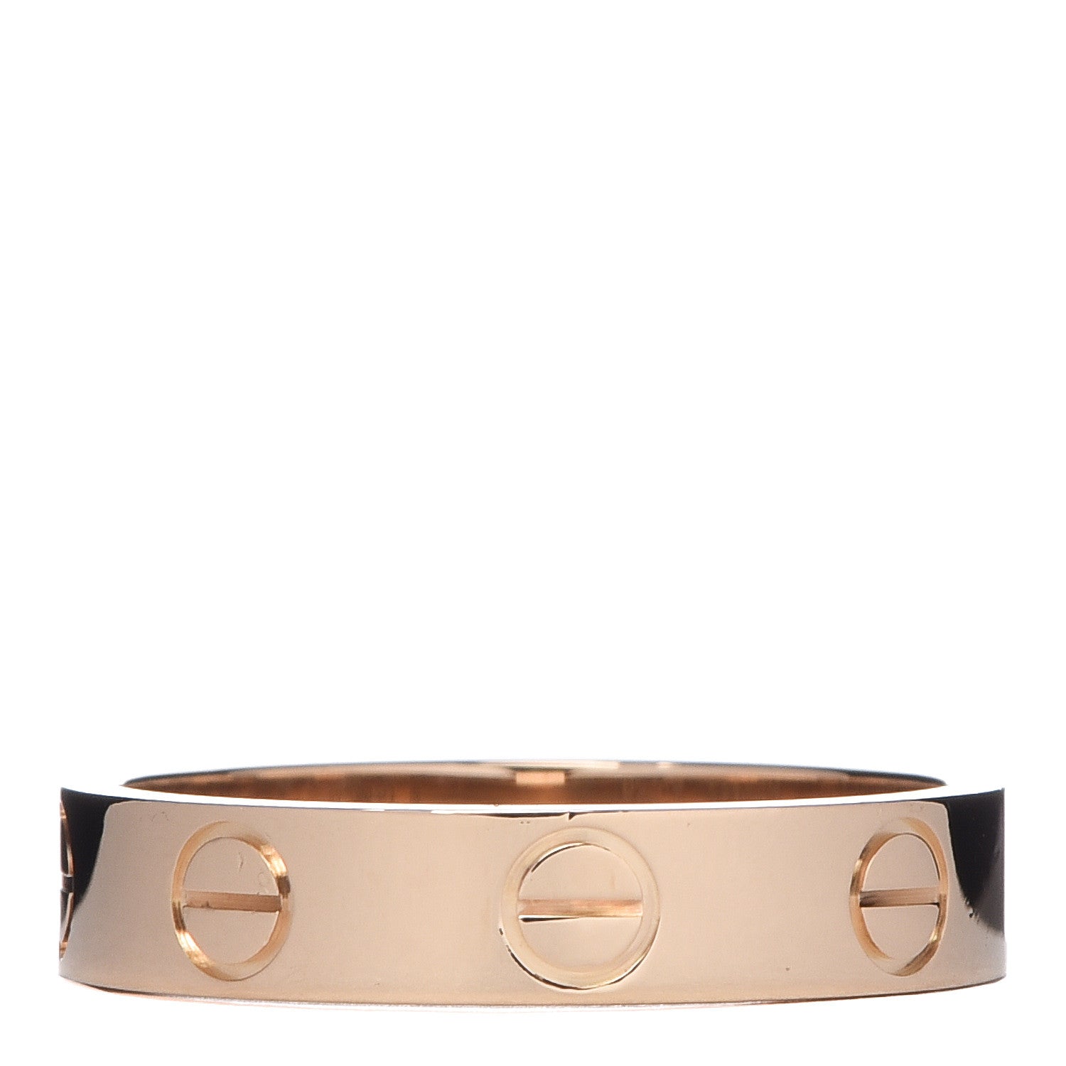 Cartier 18K Yellow Gold 3.5mm LOVE Wedding Band Ring 48 4.5 3 of 5