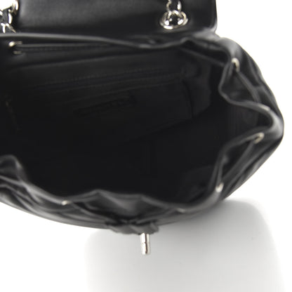 Chanel Calfskin Chevron Quilted Small Urban Spirit Backpack Black 4 of 10