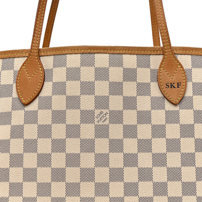 Louis Vuitton Damier Azur Neverfull MM 9 of 17