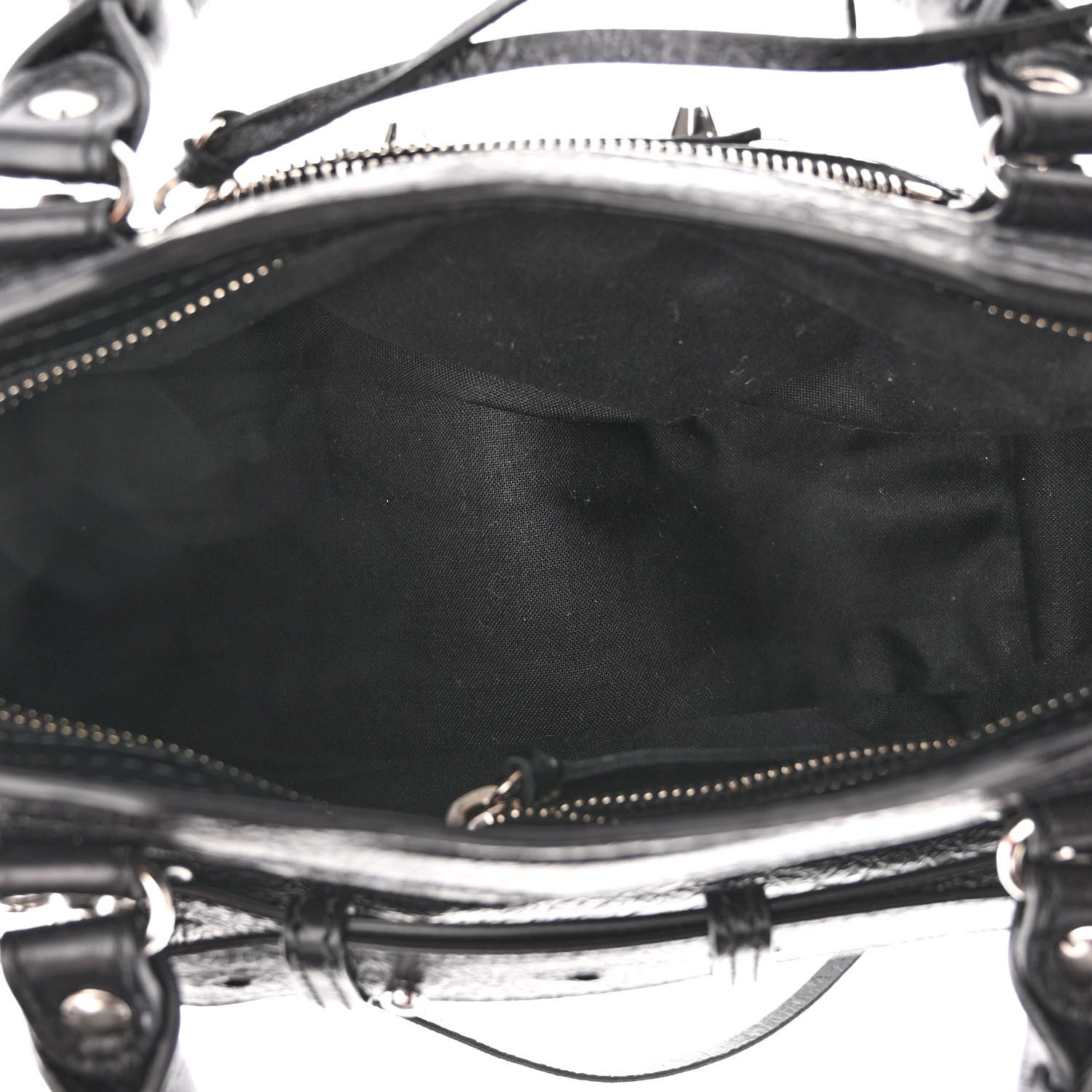 Balenciaga Agneau Classic Silver Hardware Mini City Black 5 of 9