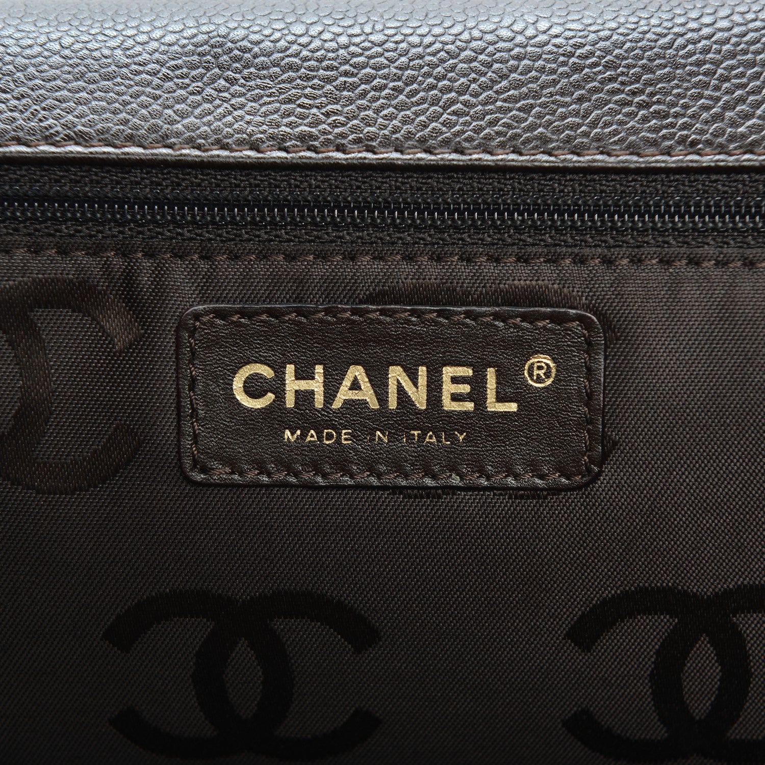Chanel Caviar Quilted Jumbo Single Flap Brown 6 of 10