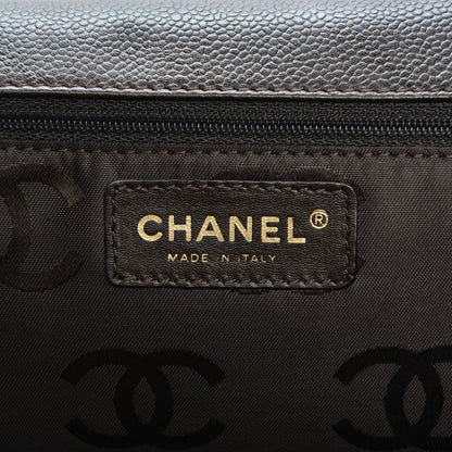 Chanel Caviar Quilted Jumbo Single Flap Brown 6 of 10
