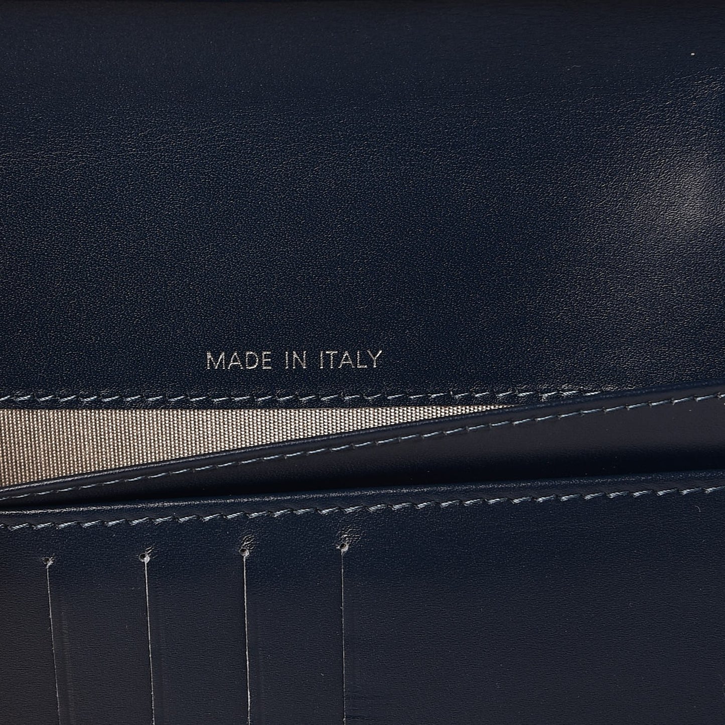 Caviar Timeless Travel Zip Wallet Blue