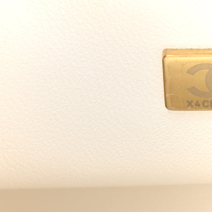 Chanel Aged Calfskin Quilted 2.55 Reissue Mini Flap White 7 of 11