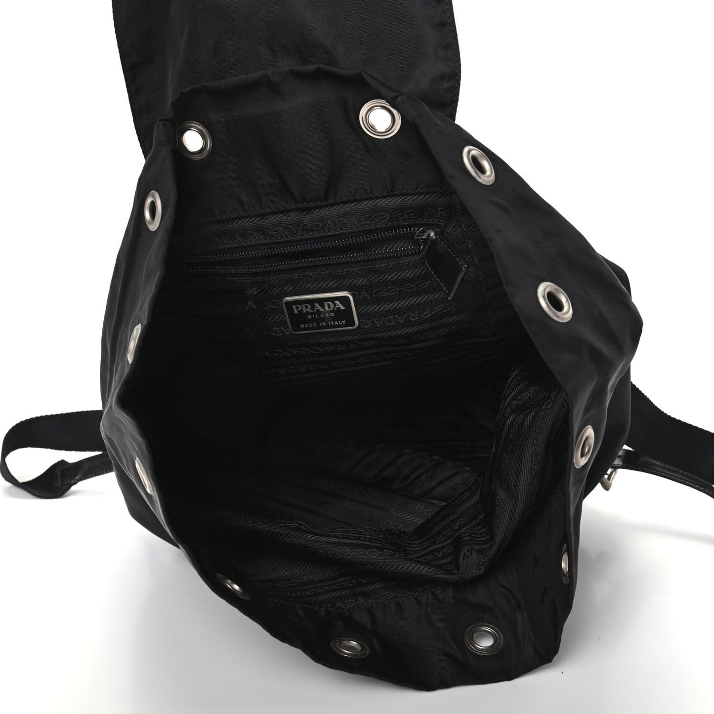 Nylon Vela Small Backpack Black