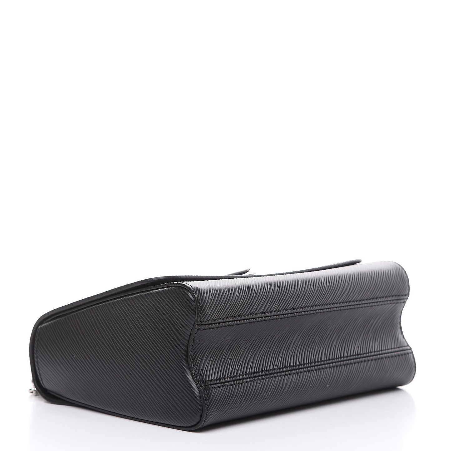 Epi Crystal Embellished Twist Shoulder Bag MM Black