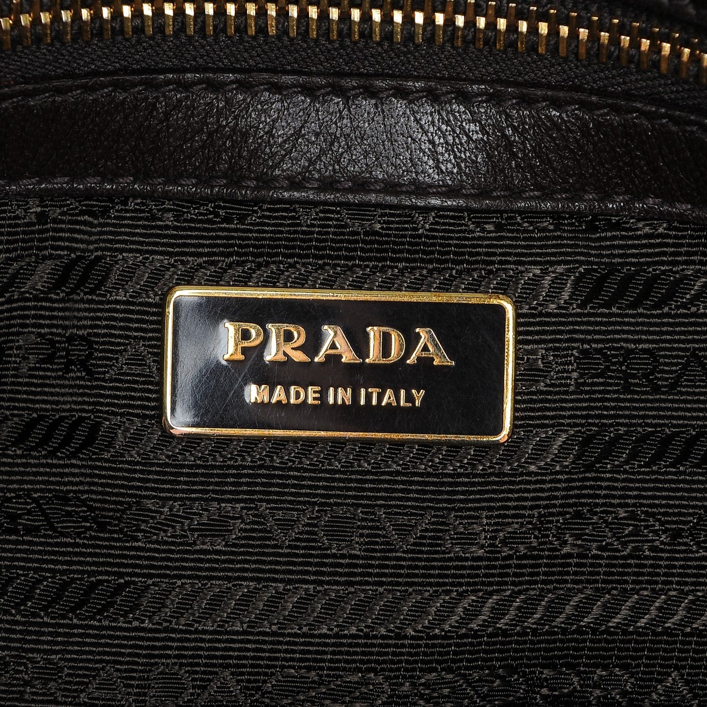 Nappa Gaufre Shopping Satchel Noce