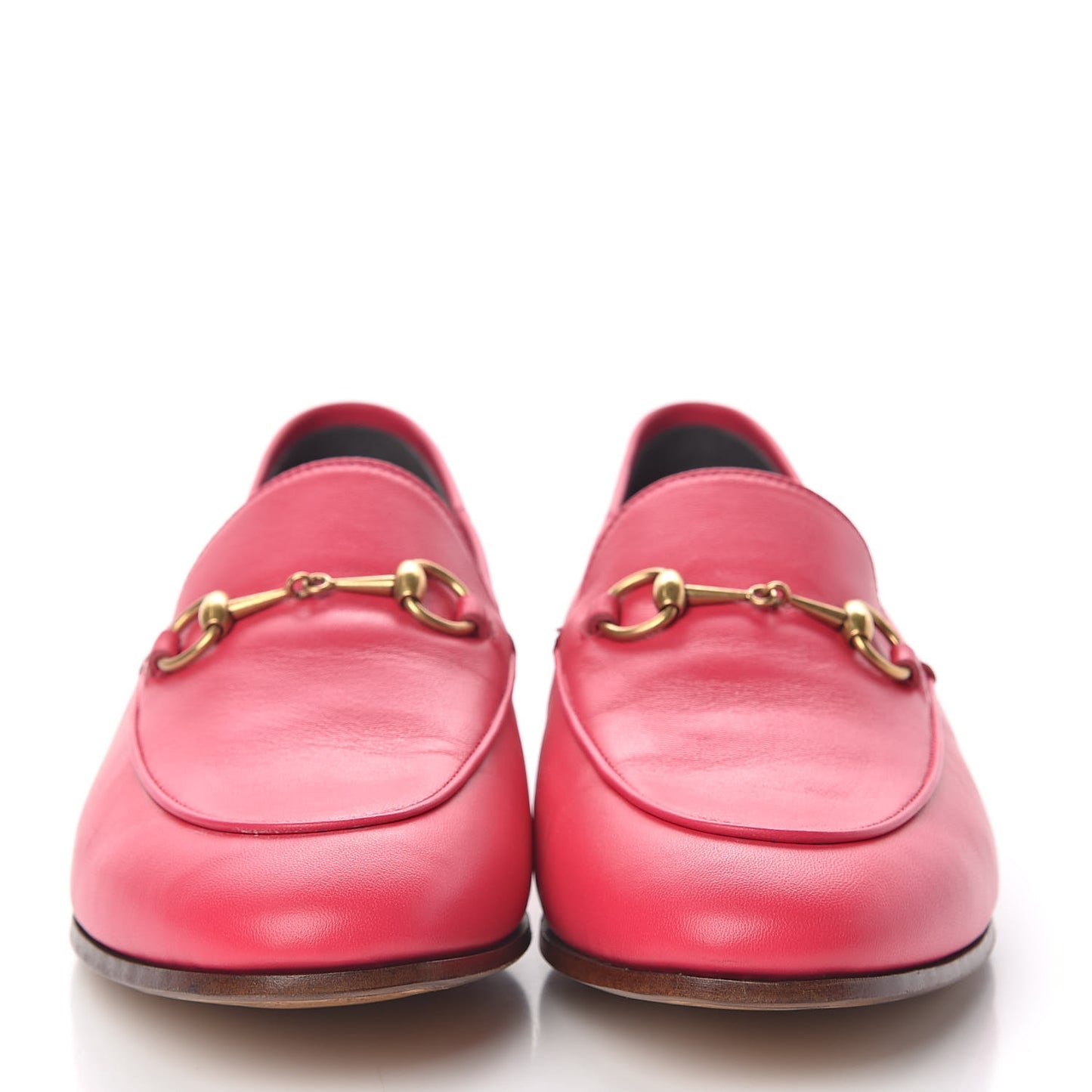 Lambskin Womens Brixton Horsebit Loafers 39.5 Hot Pink