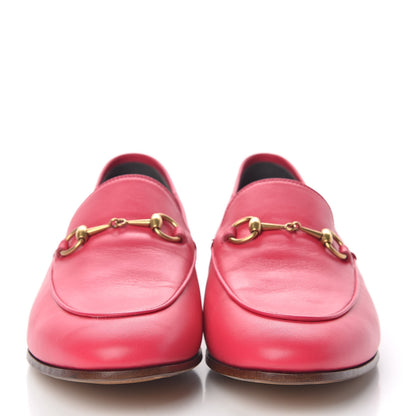 Gucci Lambskin Womens Brixton Horsebit Loafers 39.5 Hot Pink 2 of 12
