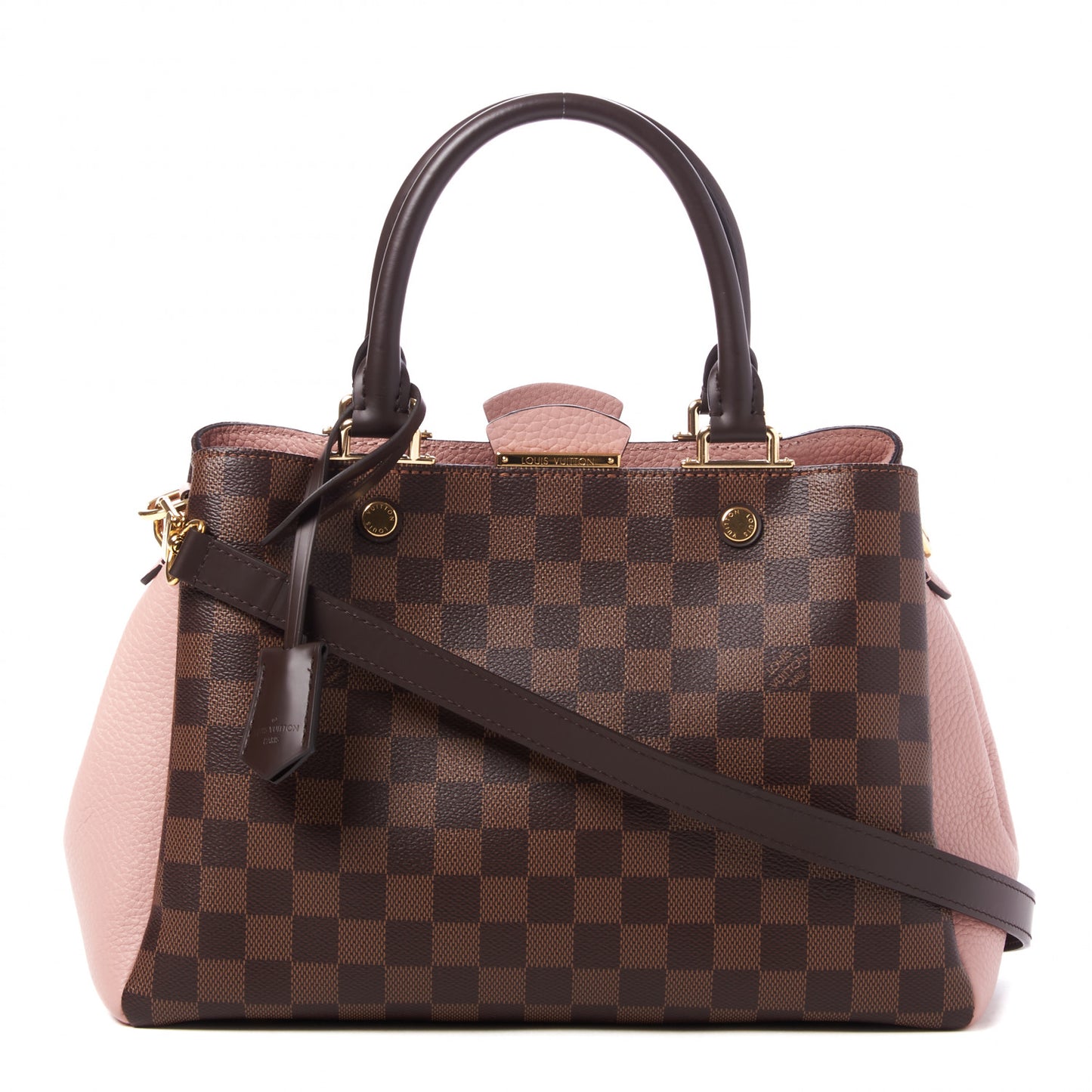 Damier Ebene Cuir Taurillon Brittany Magnolia