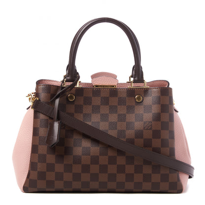 Louis Vuitton Damier Ebene Cuir Taurillon Brittany Magnolia 1 of 8