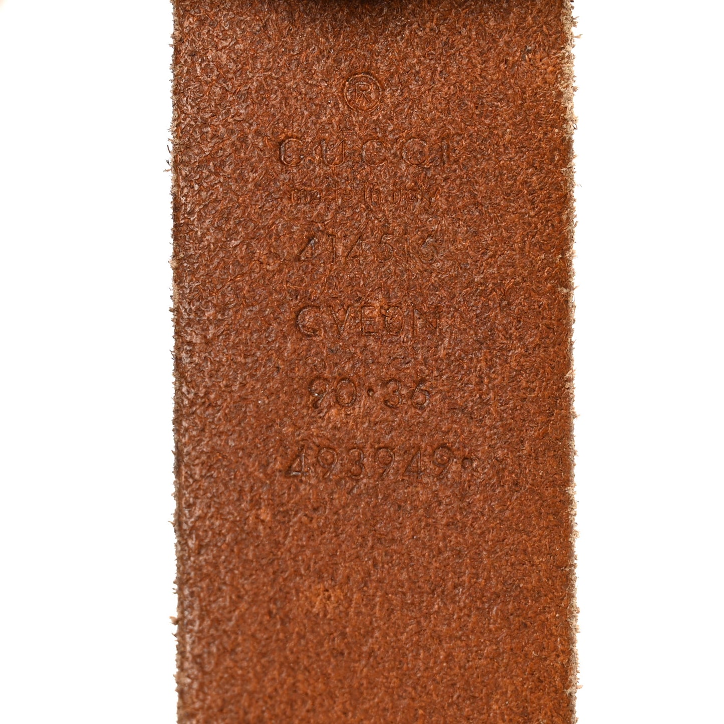 Cuoio Toscano Nickel Double Double G 30mm Belt 90 36 Cuir