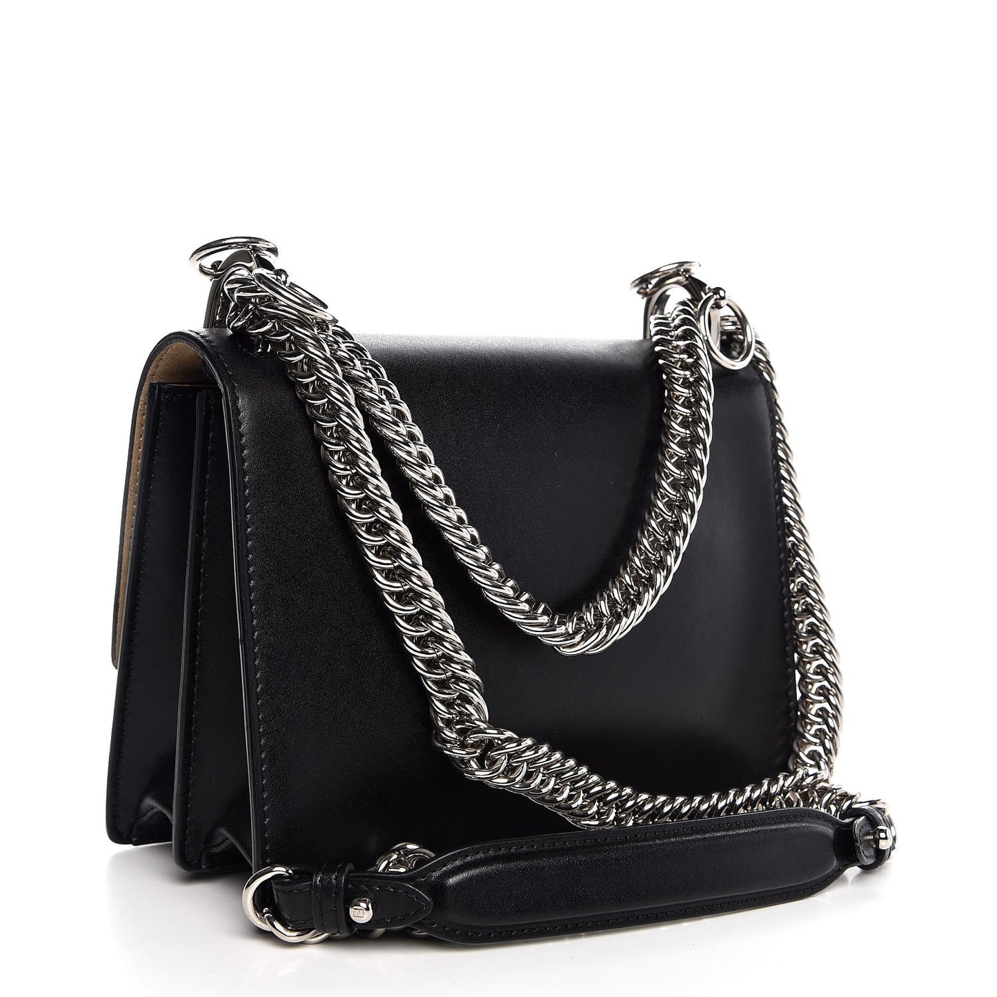 Vitello Liberty Studded Small Kan I Shoulder Bag Black Multicolor