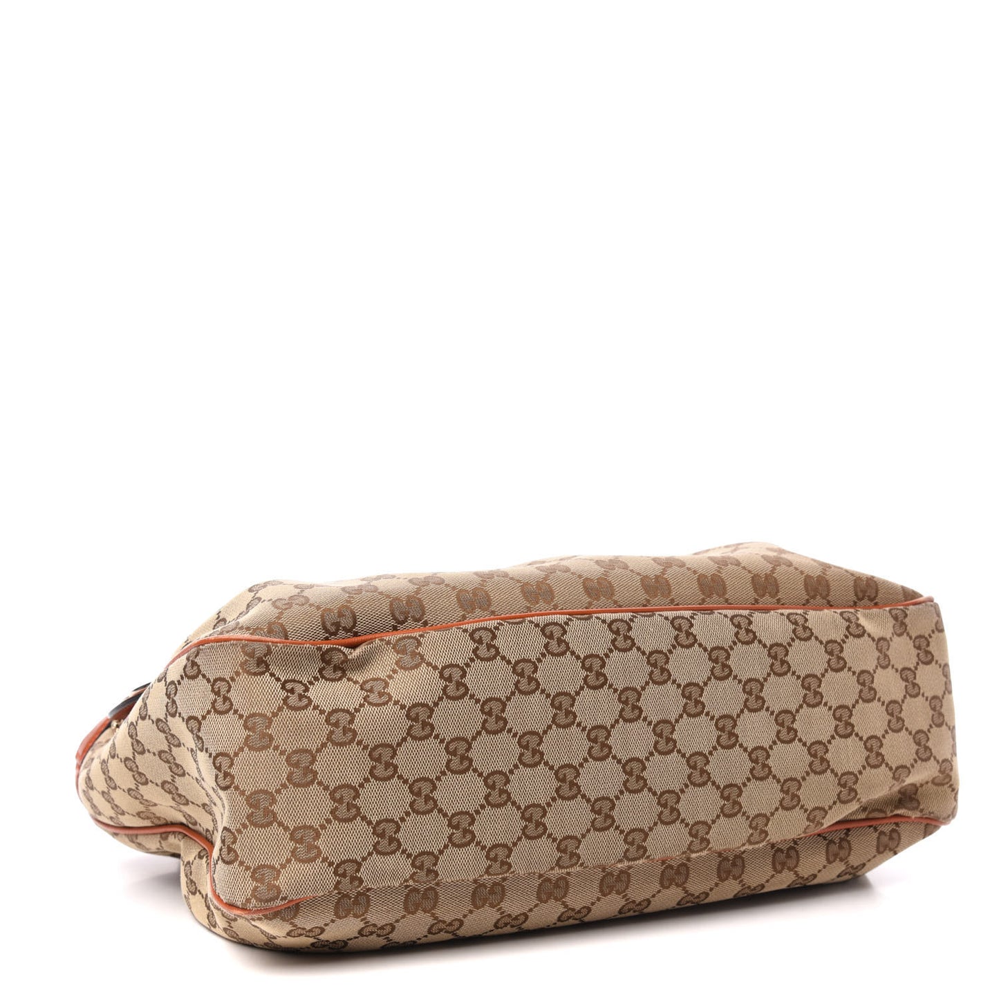 Monogram Medium Sukey Top Handle Tote Beige Orange