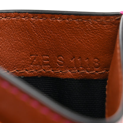 Givenchy Lambskin Bi-Color Logo Emblem Card Holder Cyclamen 7 of 8