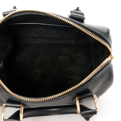 Celine Smooth Calfskin Triomphe Small Boston Bag Black 5 of 11