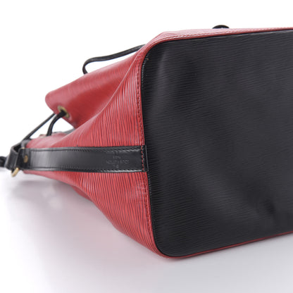 Louis Vuitton Epi Petit Noe Red Black 6 of 9