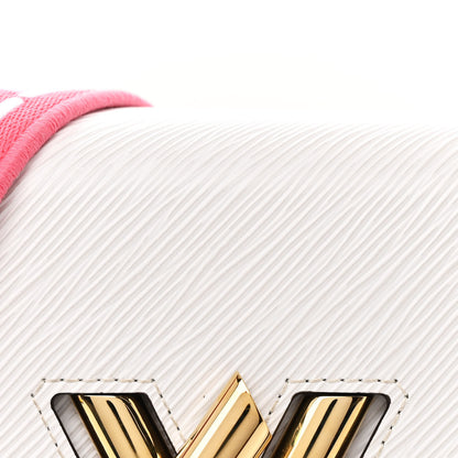 Louis Vuitton Epi Twist Shoulder Bag MM White Pink 8 of 14