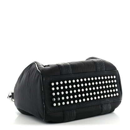 Alexander Wang Nylon Pebbled Lambskin Rocco Nickel Hardware Black 4 of 13