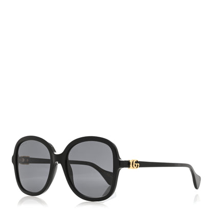 Gucci Acetate Oversized Sunglasses GG1178S Black 1 of 8