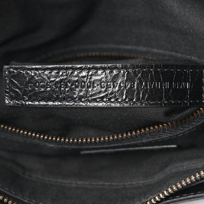 Balenciaga Agneau Arena Classic Hardware Le City First Bag Black 8 of 11