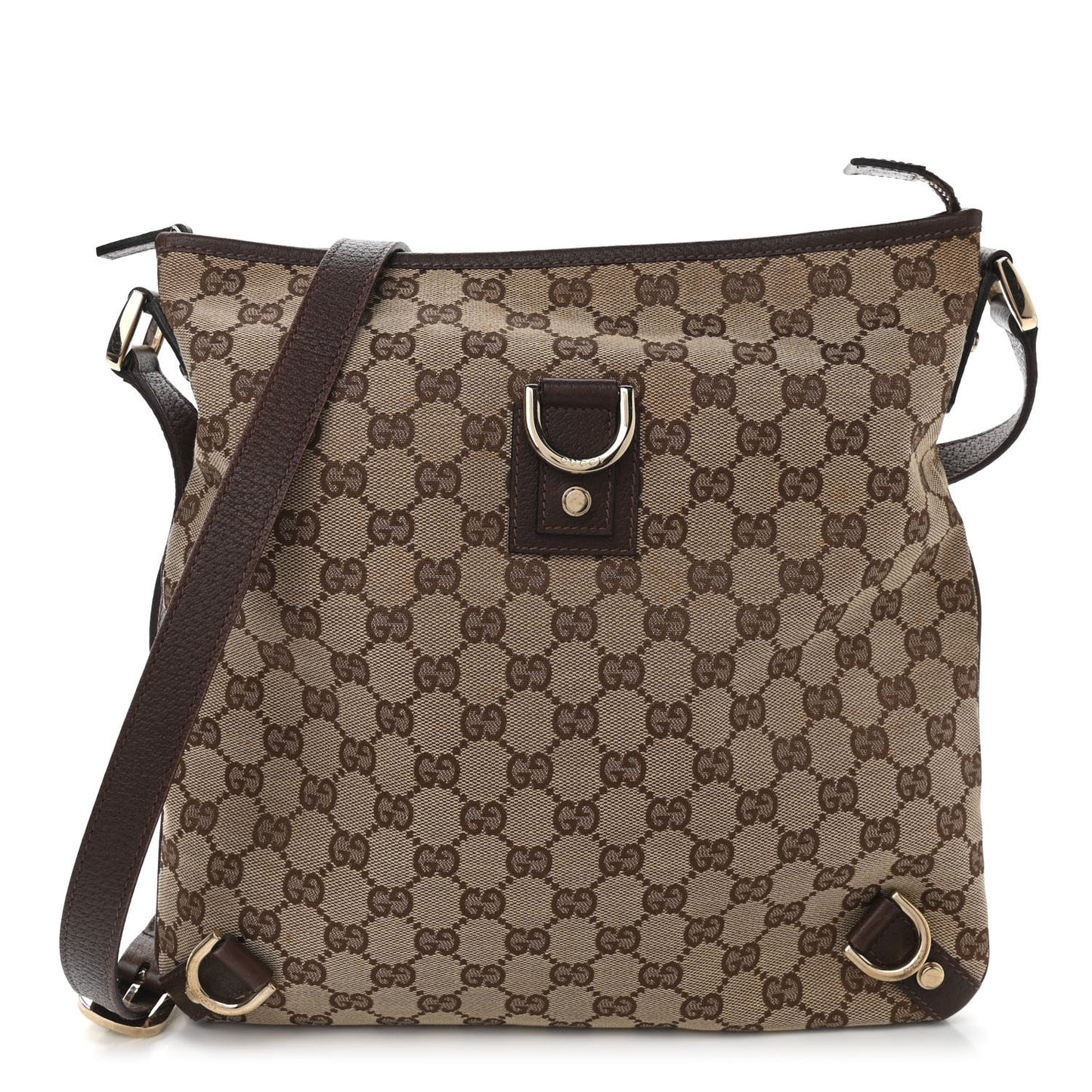 Monogram Abbey Messenger Bag Dark Brown
