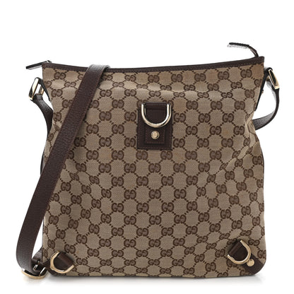 Gucci Monogram Abbey Messenger Bag Dark Brown 1 of 11