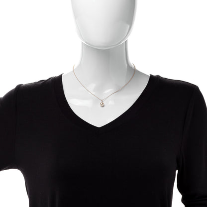 Mikimoto 18K Yellow Gold Akoya Pearl 8mm Pendant Necklace 6 of 14
