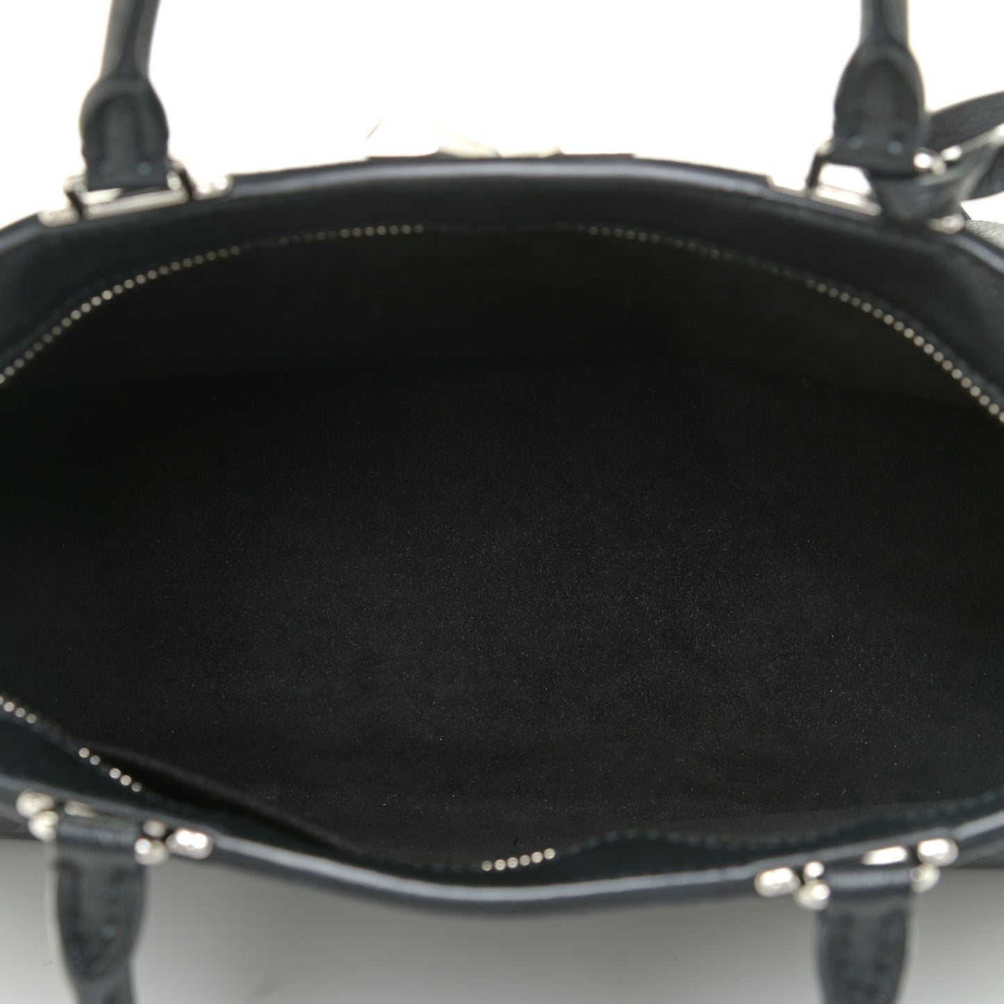 Monogram Cuir Plume Very Zipped Tote Black