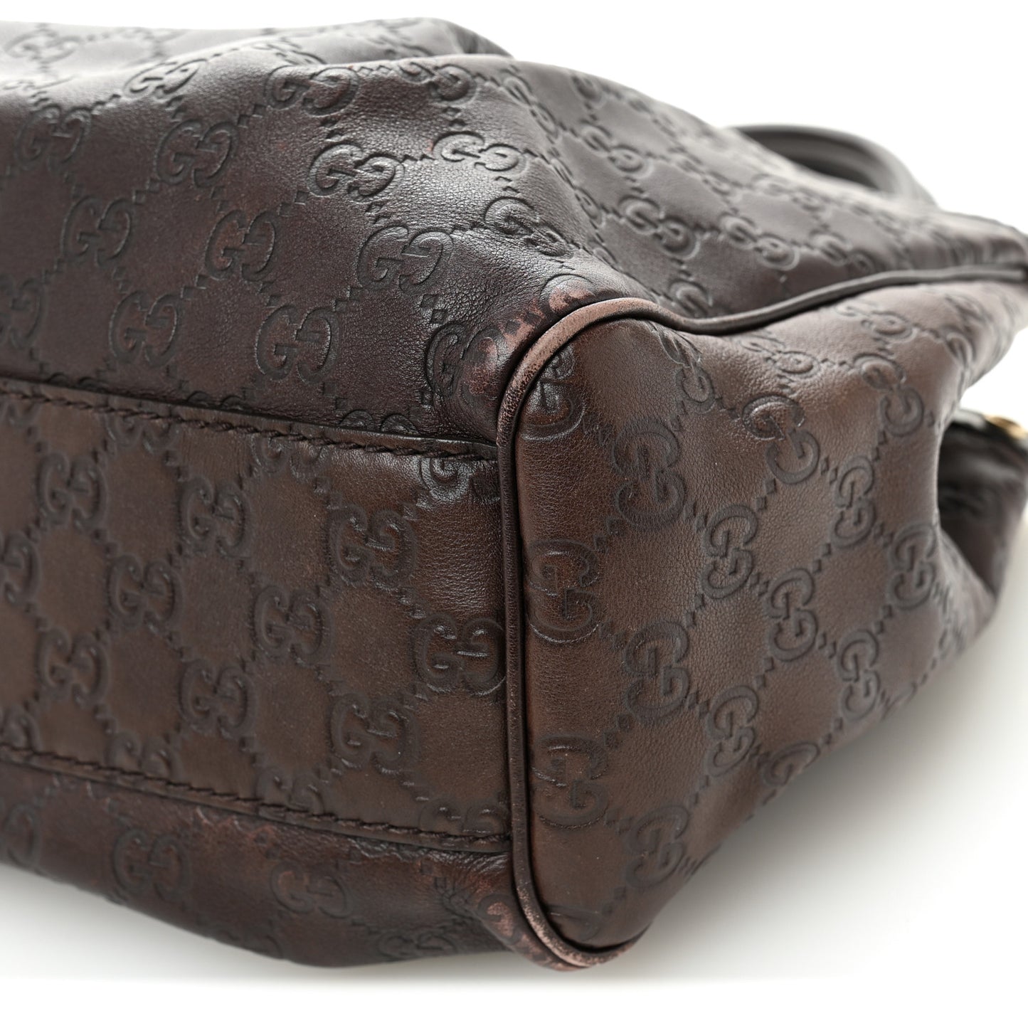 Guccissima Medium Sukey Tote  Brown