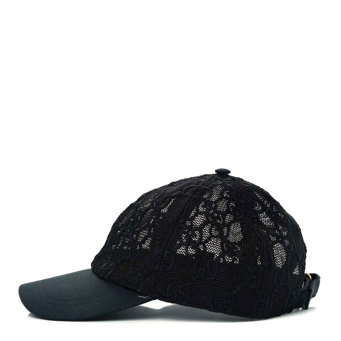 GG Net Embroidered Baseball Hat L Black