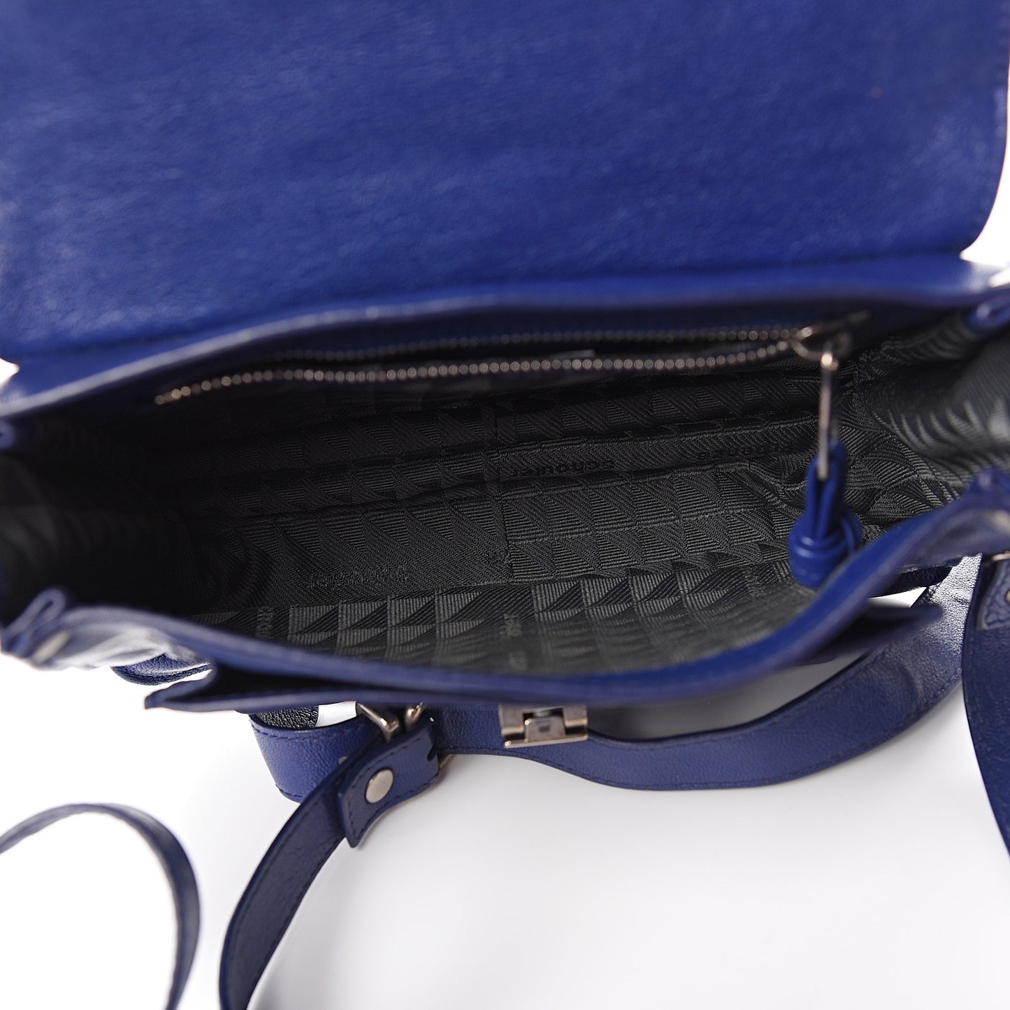 Lambskin PS1 Mini Pouch Messenger Cobalt Blue