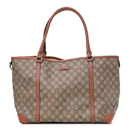 Gucci GG Plus Monogram Stars Medium Joy Tote Beige Pink 1 of 9