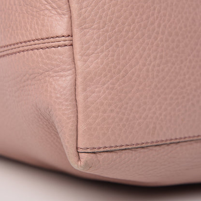 Gucci Pebbled Calfskin Medium Soho Chain Shoulder Bag Dark Cipria 12 of 14