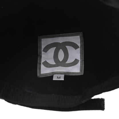 Chanel Nylon Quilted Cap Hat M Black 6 of 7