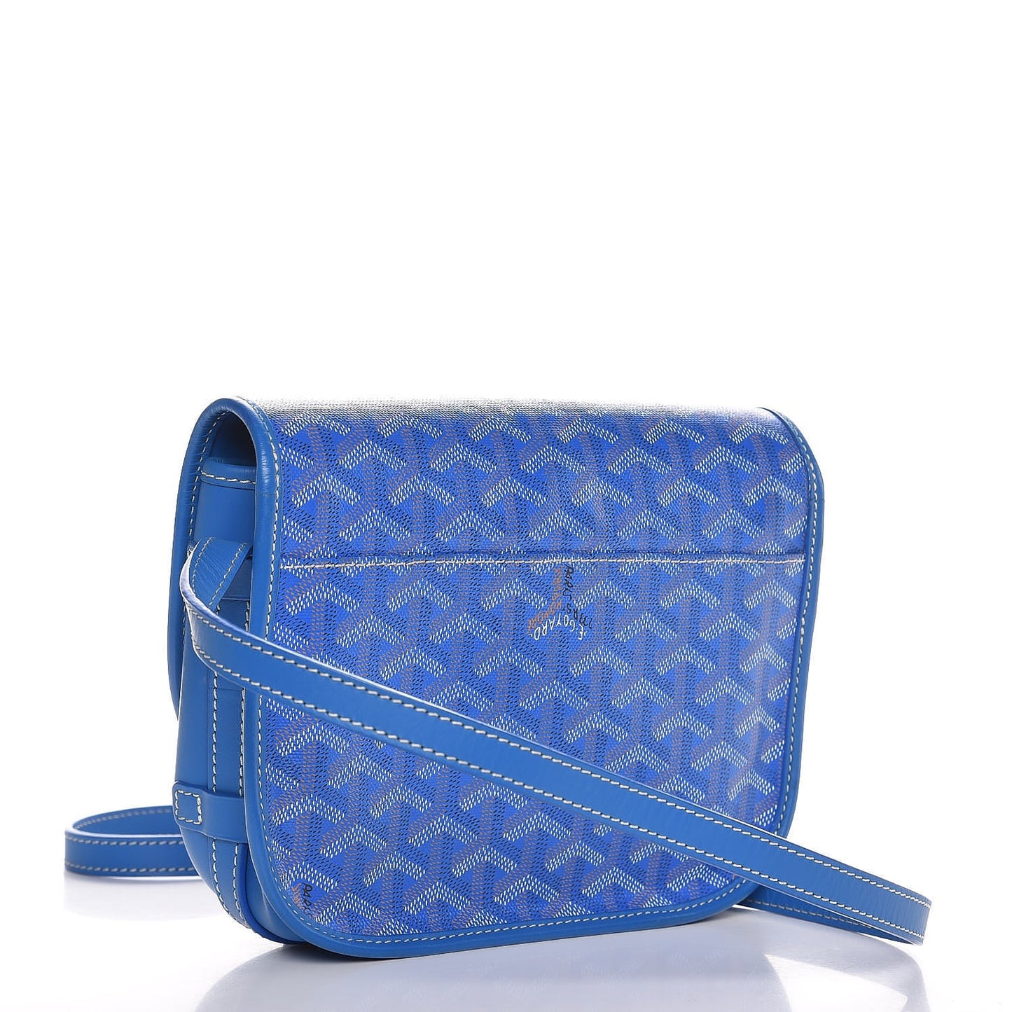 Goyardine Belvedere PM Messenger Bag Sky Blue