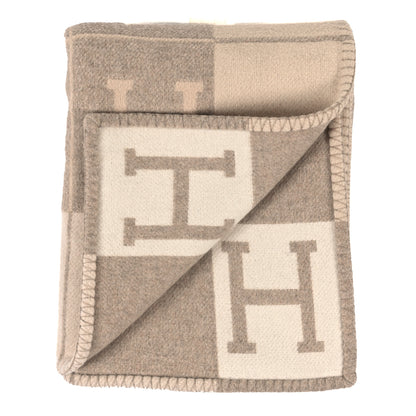 Hermes Wool Cashmere Avalon III Blanket Coco Camomille 2 of 3